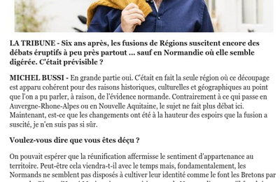 Michel BUSSI explique l'évidence normande dans La Tribune