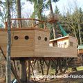 Des cabanes perchées ABANE en Auvergne