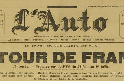 Tour de France 1925 (3e partie) : L’étape finale, les résultats et la bio du Maillot jaune