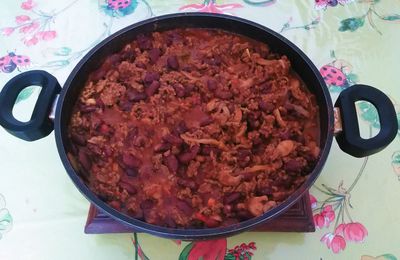 CHILI CON CARNE SANS GLUTEN, SANS LAIT