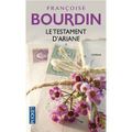 LE TESTAMENT D'ARIANE, de Françoise Bourdin