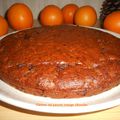 Gâteau au yaourt orange-chocolat