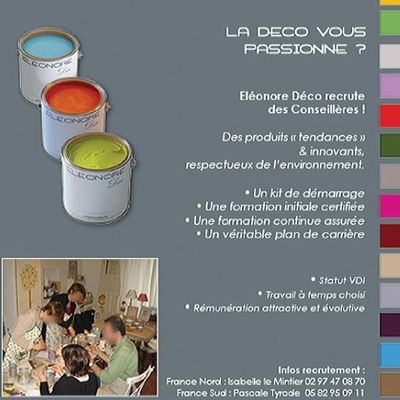vous aimez la déco venez nous rejoindre ELEONORE