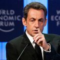 Nicolas Sarkozy s'est exprimé jeudi au Forum économique mondial de Davos, en Suisse. 
