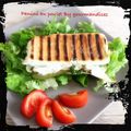 panini au poulet, roquette, fromage frais ( 350 cal/par personne)