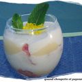 VERRINE DE TIRAMISU AU CITRON