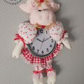 Horloge cochon