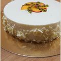 Entremet au fromage blanc et fruits de saison