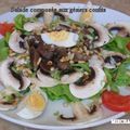 SALADE  COMPOSEE   AUX   GESIERS   CONFITS