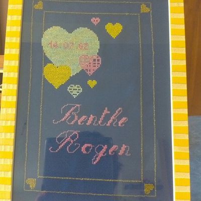 Broderie Noces d'Or