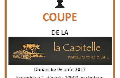 Dimanche 6 août 2017 - Coupe de La Capitelle