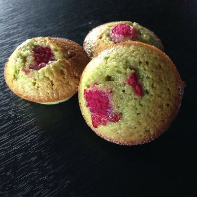 Financiers pistache/framboises