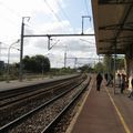 Gare de Bayeux, voies vers Cherbourg en 2008