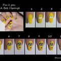 tuto vernis à ongles Bob l'éponge