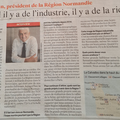 Hervé MORIN défend la Normandie dans le Journal Du Dimanche: "un imaginaire extrêmement positif autour de la Normandie."