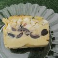 Gâteau magique lardons, olives, féta