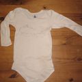 Body Petit Bateau manches longues 12 mois