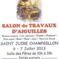 Salon "Travaux d'aiguilles" à Saint Juire Champgillon (85)...