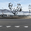 Rond-point à Delémont (Suisse)