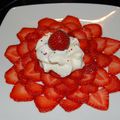 Carpaccio de fraises de Carros - Simplicité et beauté s'allient de pair