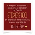 Nouvelle collection Stickers Noël !
