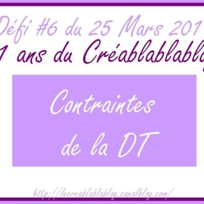 CBBB invitée créative # Défi contraintes DT