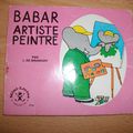 mini livre BABAR ARTISTE PEINTRE - 1969