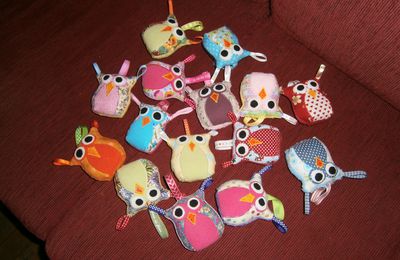 Les Chouettes Portes clefs