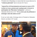 Visite de François Hollande à STX St-Nazaire