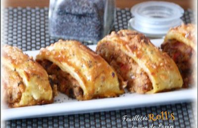 ღ " Miam " Feuilletés Roll's au tajine de Lapin 