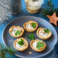 Tartelettes aux champignons & houmous à la truffe #vegan #Noël #glutenfree