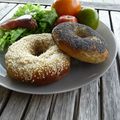 Essais culinaires d'été : bagels et mugcakes