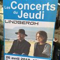 le groupe Lindbergh de retour aux « Concerts du Jeudi » à Avranches - jeudi 26 avril 2018