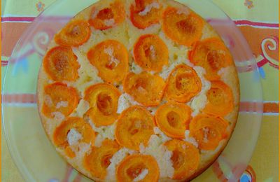 Un gâteau moelleux aux abricots