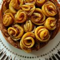 Tartelettes aux pommes façon bouquet de rose 