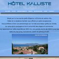 Mise en Ligne du site Hotel Kalliste Porticcio