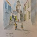 Port Joinville : île d’Yeu (stage carnet de voyage)