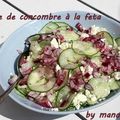 Salade de concombre à la feta