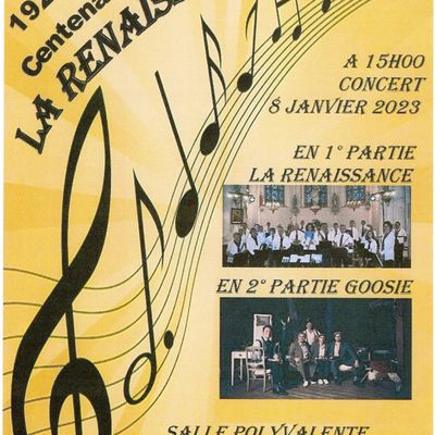 Affiche centenaire de la Renaissance
