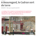 Le Cadran sort de terre