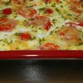 Quiche sans Pâte au chèvre et Tomates Cerises