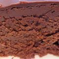 Cake chocolat noir ganache