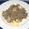 Riz noir aux seiches ou Arroz Negro con sepias