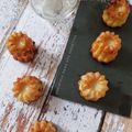 Mini cannelés chèvre et miel à la truffe 