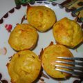 Muffins curry- pomme - blanc de poulet