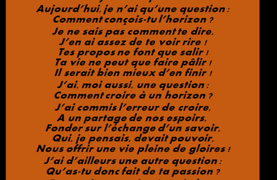 Une question