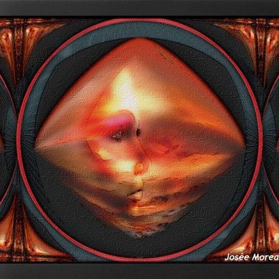 illustration transformée en toile