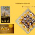 Tartelettes au Lemon Curd et Brownies aux noix de Pécan