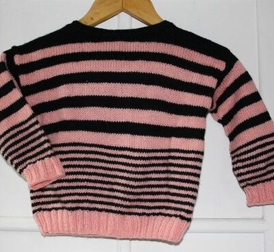 Un pull rayé...