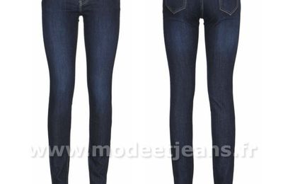 Jeans brut cigarette femme taille normale